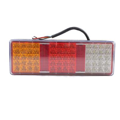 China Stop/Tail/Steering/Reversing High Brightness Multi Voltage Waterproof EMARK Truck Red+ Amber Yellow Led Truck Tail Light for sale