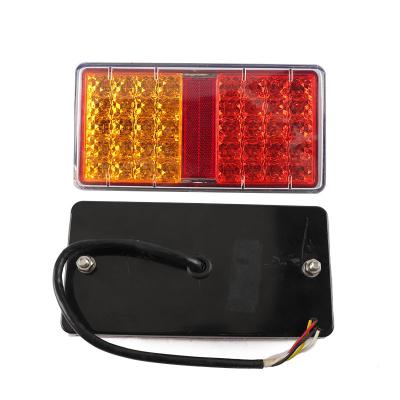 China Multi-functional Waterproof 12/24v Car Truck Trailer 40 LED Dynamic Flash Turn Light Stop/Tail/Steering 1 Year Warranty IP68 for sale