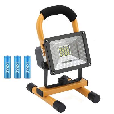 China Handheld Outdoor Building Lamp LED Project Lantern Camping Warehouse Drop Spotlight 30W Rechargeable Flood Light for sale