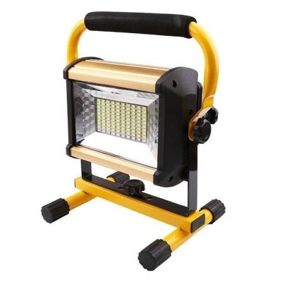 China Warehouse EU UK Stock 100W Drop Shipping Outdoor Rechargeable Reflector Spotlight IP64 Waterproof LED Flood Light for sale