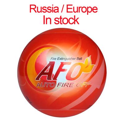 China Around 3mÂ ³ Russia Europe In Stock Factory Price 1.3KG AFO Fire Extinguisher Ball For Interior Ministry Power Plug Dry Powder Fireball for sale