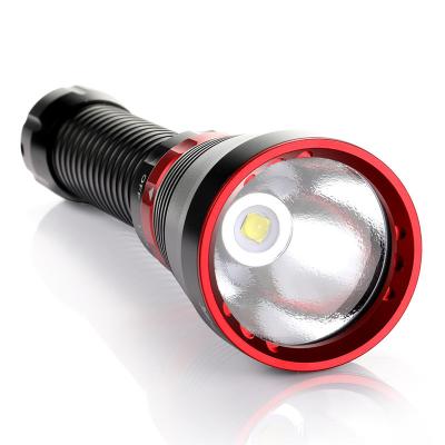 China Camping 6000 Lumens Waterproof Underwater Spearfishing Hunting Lamp XHP70.2 LED Yellow White Light Diving Flashlight for sale