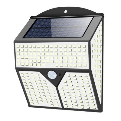 China 436 LED Solar Garden Wall Lamp Light Control Light Outdoor Waterproof Solar Lamp For Yard Path Garden Decoration Street Lamp for sale