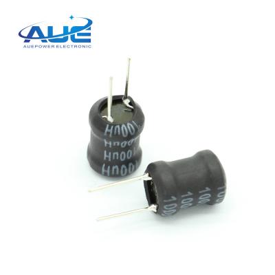 China Radial leaded electronic tube 15 uh power vertical inductor for sale