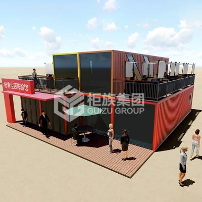 China Modern GUIZU 20feet 40feet container shopping mall container custom modification for shopping mall for sale