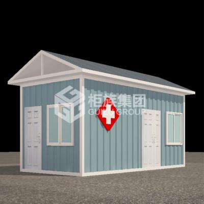 China Hot Selling Single Hospital Shipping Container Hospital Prefab 3 Floor Building Prefab Construction Hospital for sale