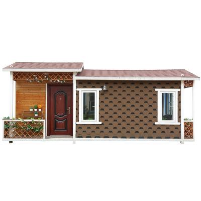 China Modern Pre Fab Container Villa Tiny House For Bedroom Wooden Container for sale