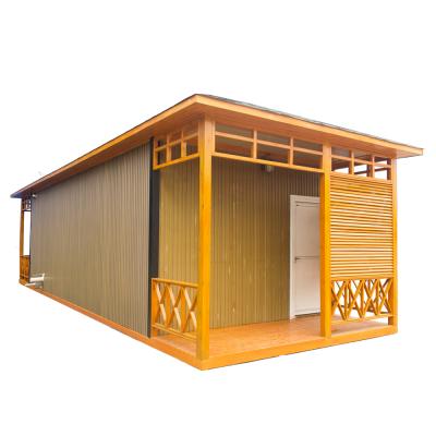 China Modern Mobile Container Hotel Low Cost Prefab Wooden Houses Villa PRICE for sale