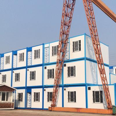 China Modern Flat Pack Modular Container House Steel Frame Prefab Steel Frame Dormitory for sale