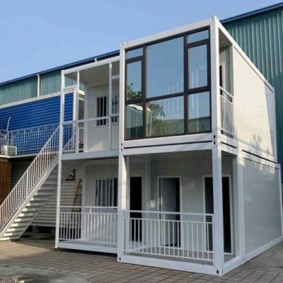 China Newly Modern Custom Seaside Vacation Home Easy Assemble Prefab Flat-pack Container House for sale