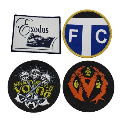 China Workable embroidery patch for clothing woven patch woven hoop patches for sale