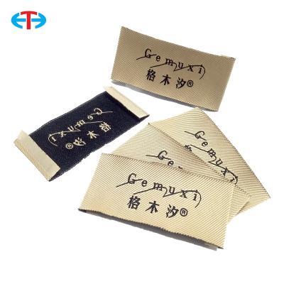 China Good Quality Sustainable Hot Sale Custom Garment Woven Label Clothes Label Tag For Garment for sale