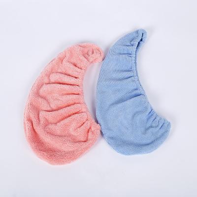 China Disposable Microfiber Hair Turban Quick Dry Towel for sale