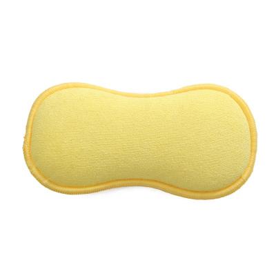 China Sustainable Kitchen Sponge Double Microfiber Cleaning Household Scrubber for sale