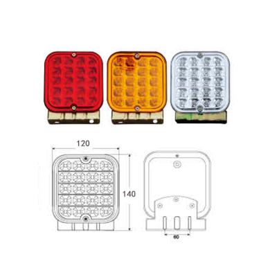 China Iron LED fog lamp for truck and trailer LED fog light for truck and trailer for sale