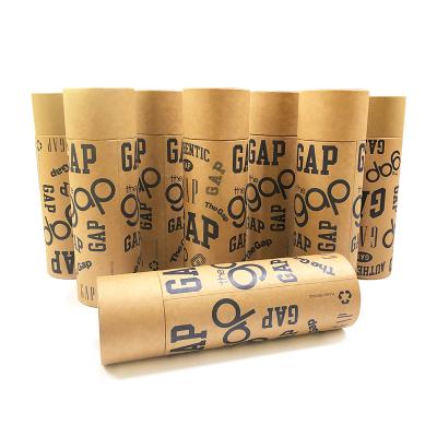 China Things Packing GAP Packing Tubes Kraft Paper Tube Eco-friendly Packaging Boxes Newspapers Distribution Tour Cardboard Box Round Shape, Box Things Packing cylinder for sale