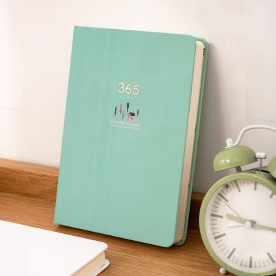 China Eco-friendly Paper Fancy Design 365 Day Year Plan Page Colorful Inside Yearly Agenda Daily Planner for sale