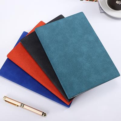 China Retro Custom LOGO Sheepskin Notebook Artificial Leather Business Notepad A5 Eco-friendly Office Paper Diary Customized for sale