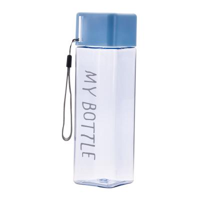 China Stocked Wholesale Promotion Gift For Student 500ml Outdoor Plastic Water Bottle for sale