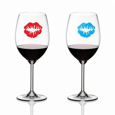 China Manufacturer Food Grade Silicone Wine Glass Stocked Markers for sale