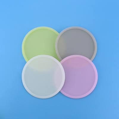 China Viable Coaster 10cm Round Silicone Coaster Creative Light Insulation Non-Slip Custom Coaster for sale