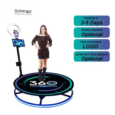 China 2022 New Hot Sale Portable Selfie 360 ​​Degree Spinner Platform Business Photo Booth Camera Vending Machine 68/80/100/115cm for sale