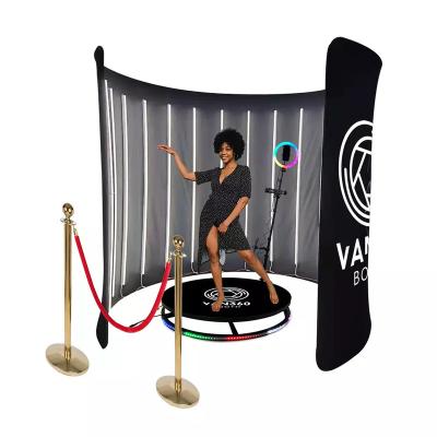 China Custom Copy 360 Degree Circular Fence Booth, Allie Fence With Overlay Gate For Camera Video Photography 8 Feet*8 Feet*5 Feet Gate for sale