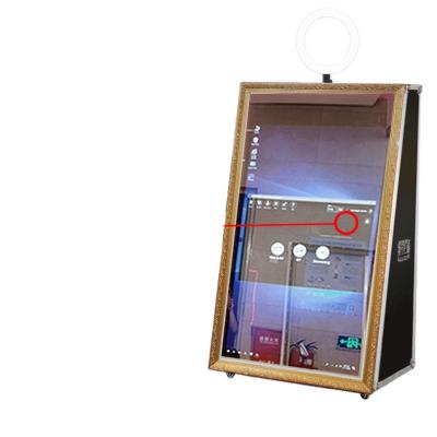 China SDK iPad Pro Photo Booth 12.9 Magic Mirror Photo Booth Led Frame Social Media Photo Booth for sale