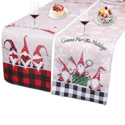 China Faceless Christmas Man Table Runner Merry Christmas Canvas Decor Christmas Day Decorative Gift For Home Xmas 2022 Ornaments Navidad 2021 New Year Decor for sale