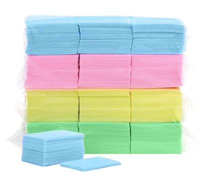 China Nail Polish Remover Cloths Removal Wraps Cleaning Lint Free Paper Pad Soak Off Remover Manicure Tool for sale