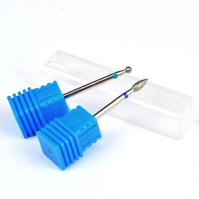 China Manicure Tool Stainless Steel Toenail Drill Bit Pedicure Foot Callus Sanding Polishing Head For Nail Grinding Machine for sale