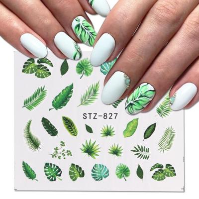 China Trendy 29pcs Nail Decals Sets Butterfly Leaf Flower Water Sticker On Nail Art Decor Tips Tattoo Charms Slider Wraps for sale