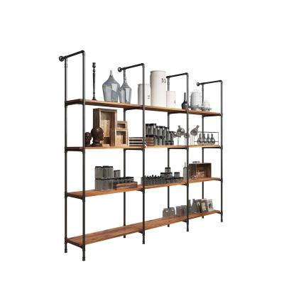 China Wholesale Multifunctional Soft Commercial Factory Display Cabinet Wooden Shelf for sale