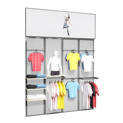 China Clothing Store Made In China Quality Assurance Goods And Practical Clothes Shop Shelf Display for sale