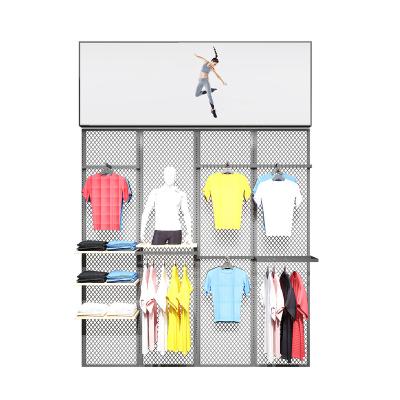 China High Quality Clothing Store Commercial Customized Hot Sellingclothing Store Display Rack for sale