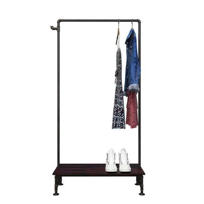 China Simple Vertical Clothing Store Multi - Hangers Simple Modern Clothes Hangers Indoor Bedroom Clothes And Hats Rack Floor Hanger for sale