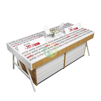 China Cost Effective Shopping Mall Custom For Commercial Use Glasses Show Optical Eyeglass Display Stand Showcase for sale