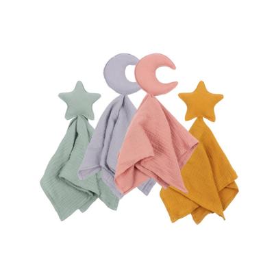 China New Design Baby Towel Baby Cuddle Blankets Antibacterial Solid Soft Cloth New Design Cotton Muslin Plush Safety Cotton Muslin Baby Cuddle Quilt Newborn Solid Soft Cloth for sale