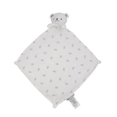 China Newborn Gifts Hot Sales Antibacterial Antibacterial Pet Soft Custom Stuffed Baby Comfort Rabbit Tarp Support Plush Toy for sale