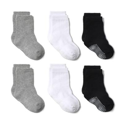 China Organic Soft QUICK DRY QUICK DRY Insoles Infant Toddler Non Slip Grip Socks Anti Slip Booties Boy Girl Newborn Walking Socks For Baby for sale