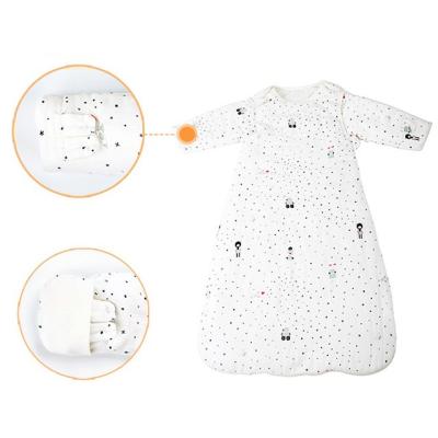 China Newest Organic Natural Passionate Warm Nest Weighted Cotton Baby Sleep Sack Child Baby Eco-Friendly Breathable Design Breathable Sleeping Bag Eco-Friendly for sale