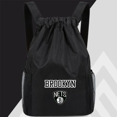 China Promotional Logo Printed Pocket Backpacks Custom Drawstring Bag Wholesales Gift Organza Waterproof Cloth Polyester Bucket for sale