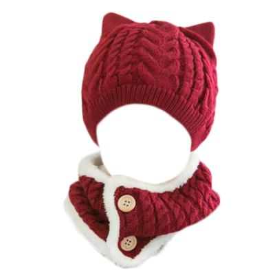 China Wholesale Designer Baseball Tailored Kids Beanie Toddler Custom Baby Knitted Winter Hat Slouchy Hat for sale