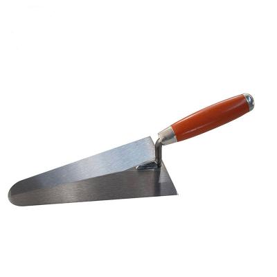 China Building High Carbon Steel Carbon Steel Metal Hand Tools Concrete Masonry Trowel With Wood Handle for sale