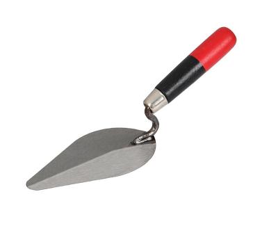 China Hot-selling building construction hand tools for building construction wooden handle brick trowel for sale