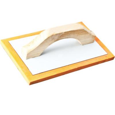 China EVA Sponge Plaster Trowel SQUARE Float Trowel With Handle Construction Wood Tools for sale