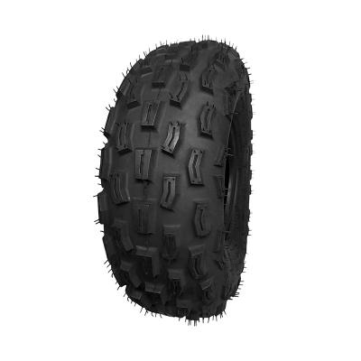 China Top Handle / Stability / No Slip Manufacturing Wholesale Use Black Tubeless Long Life 20x7-8 ATV Rubber Tires With Tread Blocks for sale