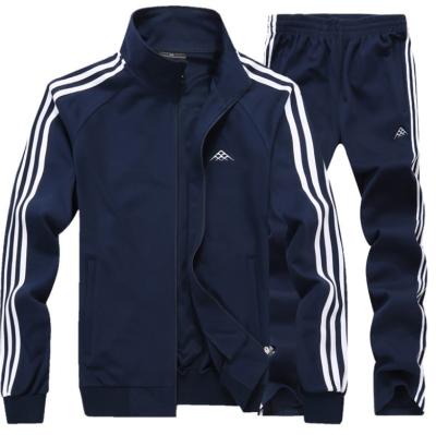 China Polyester cotton breathable men's sportswear jackt pant wholesale custom made tracksuit for sale