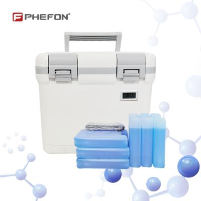 China Insulation Portable Medication Cooler 48Hours Cold Chain Storage Box For Blood Vaccine for sale