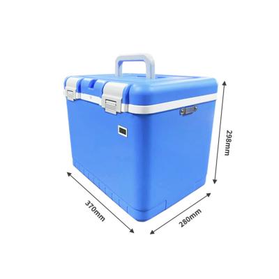 China Phefon Medical Cooler Box With Ice Packs Temperature Display 10 Liters for sale